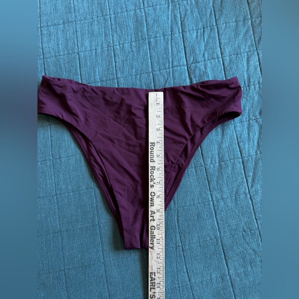 O’Neill Women’s Dark Red Cheeky‎ Bikini Bottom Size XL New - Picture 10 of 13